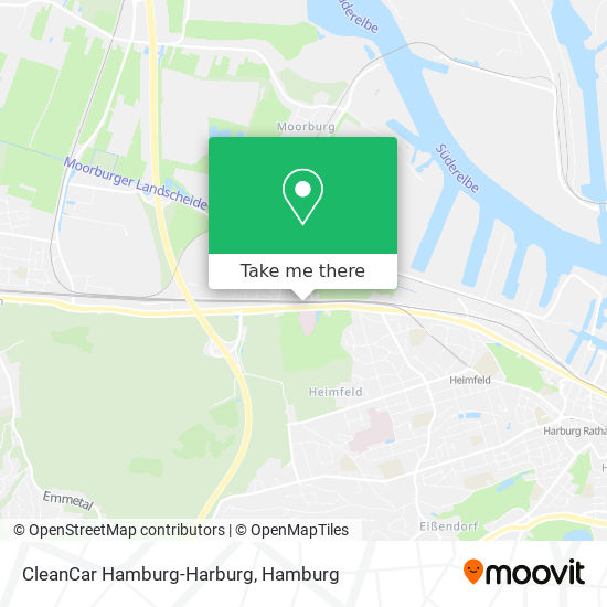 Карта CleanCar Hamburg-Harburg