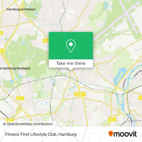 Fitness First Lifestyle Club map