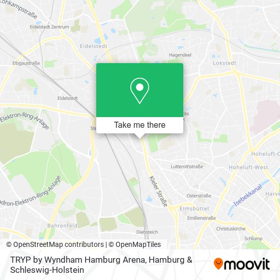 TRYP by Wyndham Hamburg Arena map