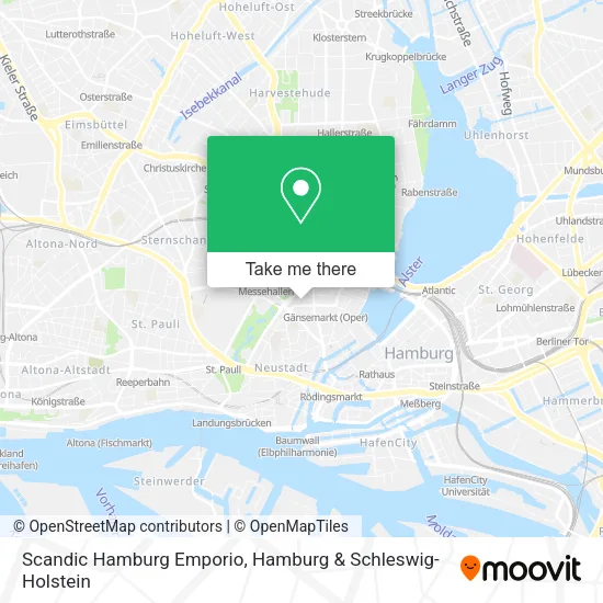 Карта Scandic Hamburg Emporio