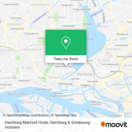 Карта Hamburg Marriott Hotel