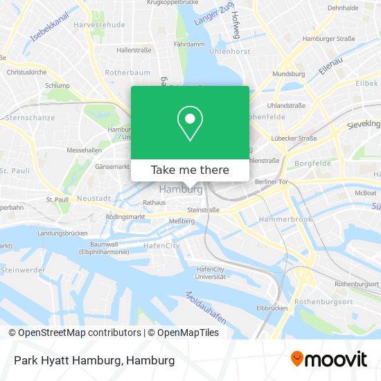 Park Hyatt Hamburg map