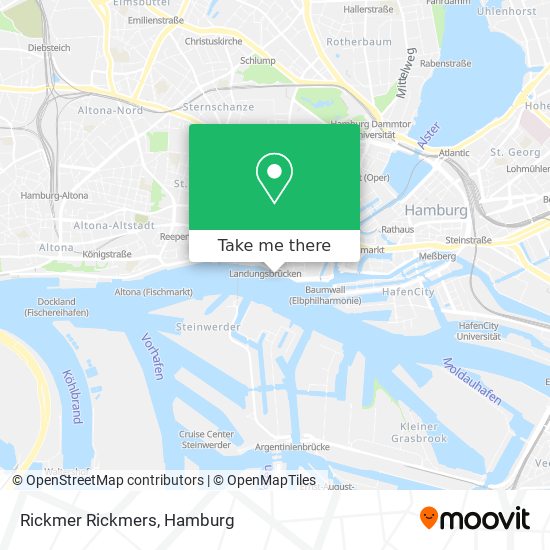 Rickmer Rickmers map