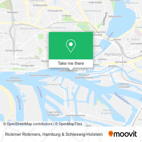 Карта Rickmer Rickmers