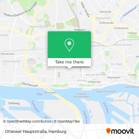Ottenser Hauptstraße map