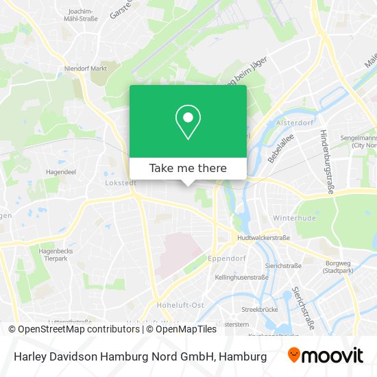Карта Harley Davidson Hamburg Nord GmbH