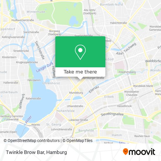 Twinkle Brow Bar map