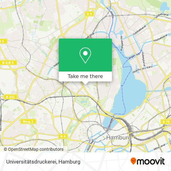 Universitätsdruckerei map