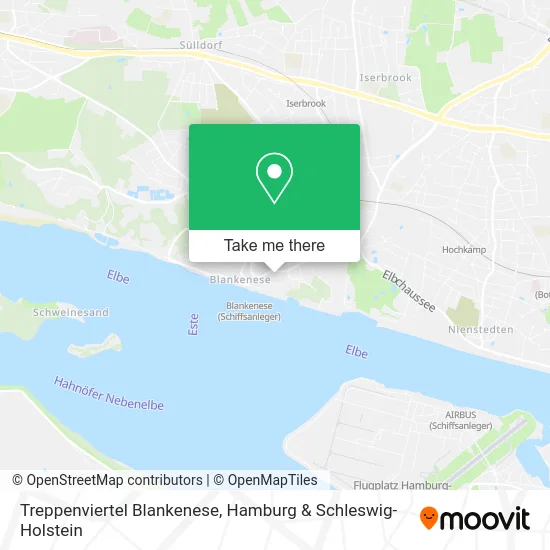 Карта Treppenviertel Blankenese