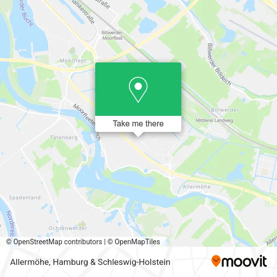 Карта Allermöhe