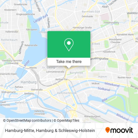 Hamburg-Mitte map