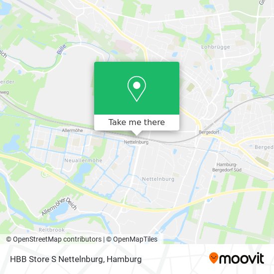 HBB Store S Nettelnburg map