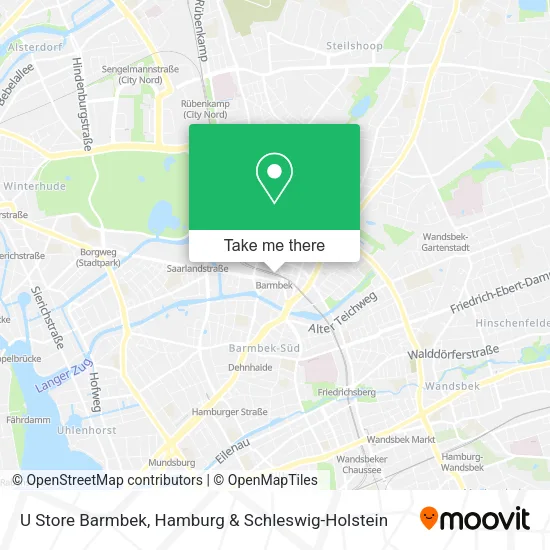 U Store Barmbek map