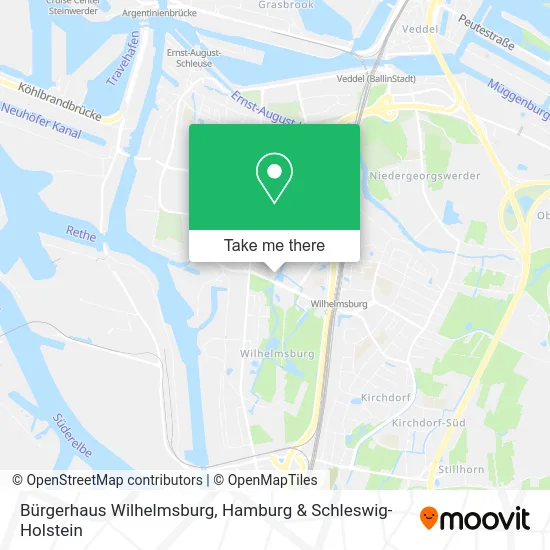 Bürgerhaus Wilhelmsburg map