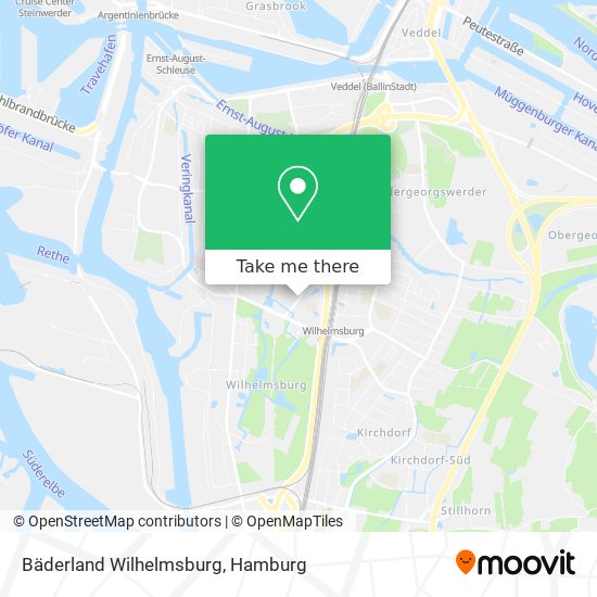 Карта Bäderland Wilhelmsburg