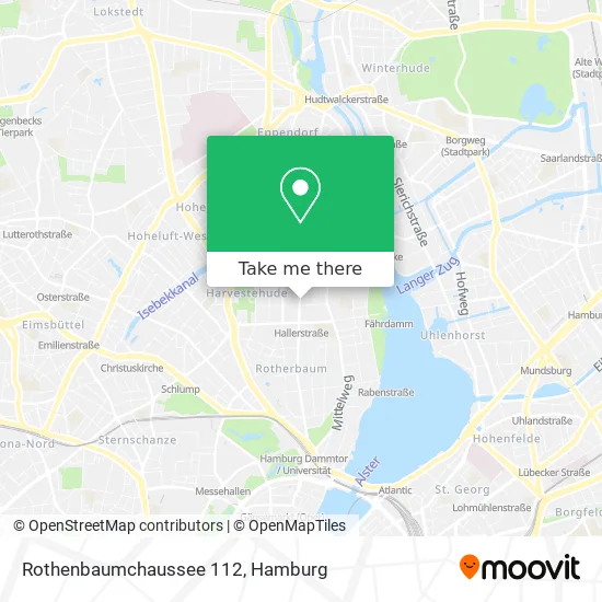 Карта Rothenbaumchaussee 112