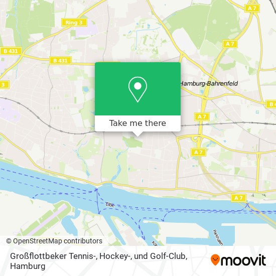 Großflottbeker Tennis-, Hockey-, und Golf-Club map