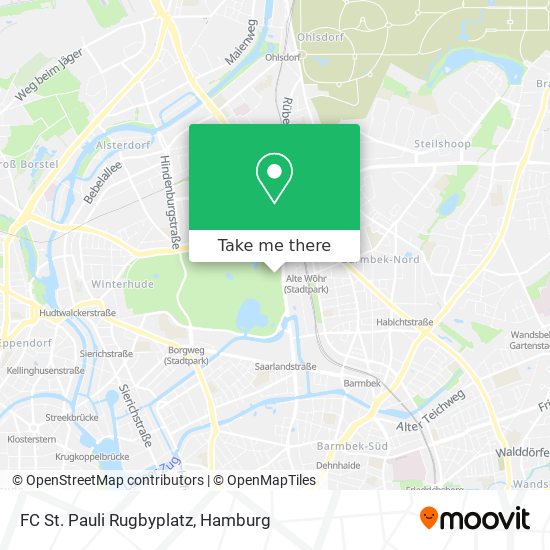 FC St. Pauli Rugbyplatz map
