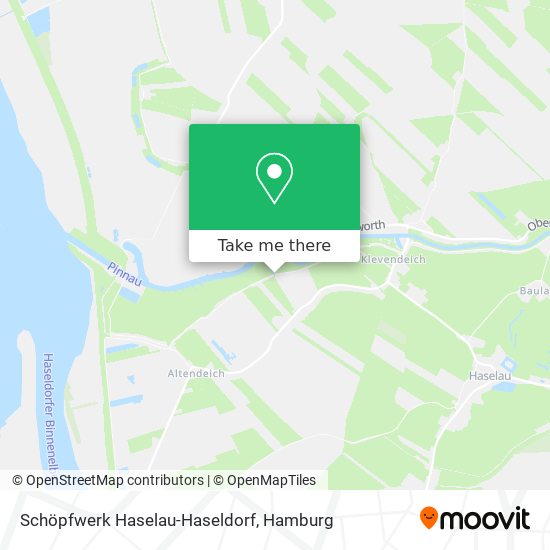 Schöpfwerk Haselau-Haseldorf map