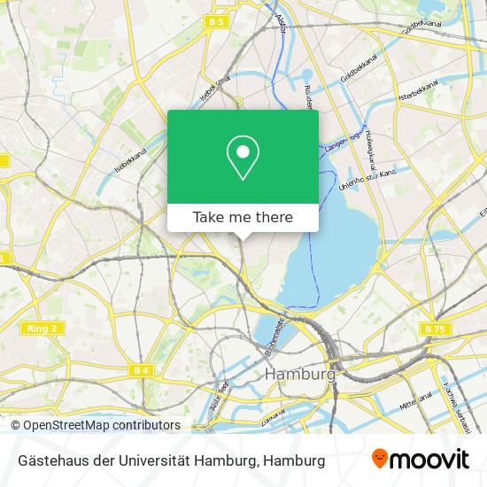 Gästehaus der Universität Hamburg map