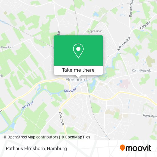 Rathaus Elmshorn map