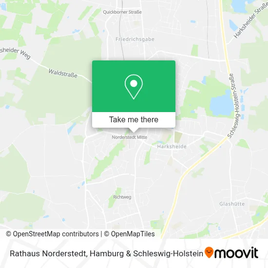 Rathaus Norderstedt map