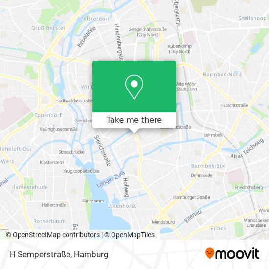 H Semperstraße map