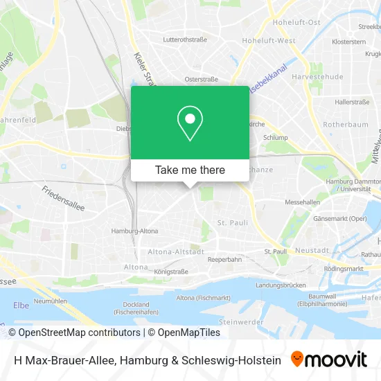 Карта H Max-Brauer-Allee