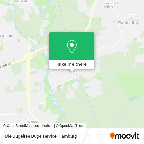 Die Bügelfee Bügelservice map