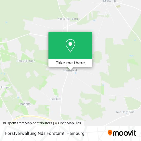 Forstverwaltung Nds Forstamt map