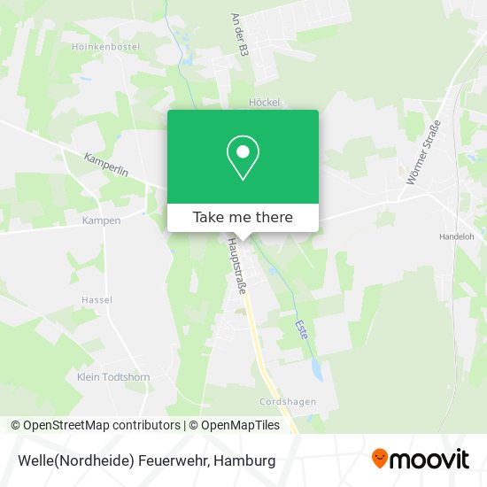 Welle(Nordheide) Feuerwehr map