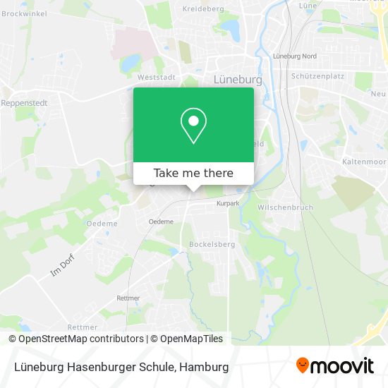 Lüneburg Hasenburger Schule map