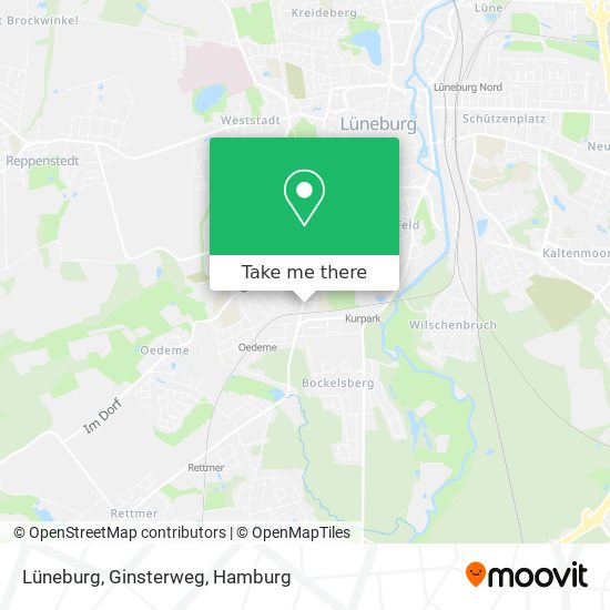 Lüneburg, Ginsterweg map