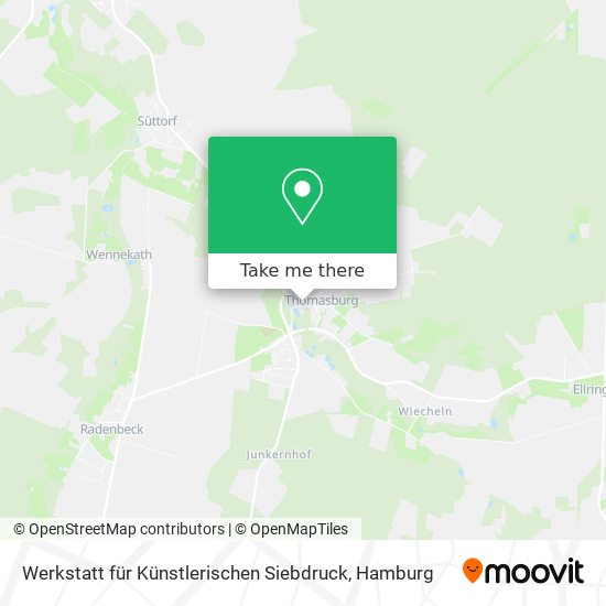 Werkstatt für Künstlerischen Siebdruck map