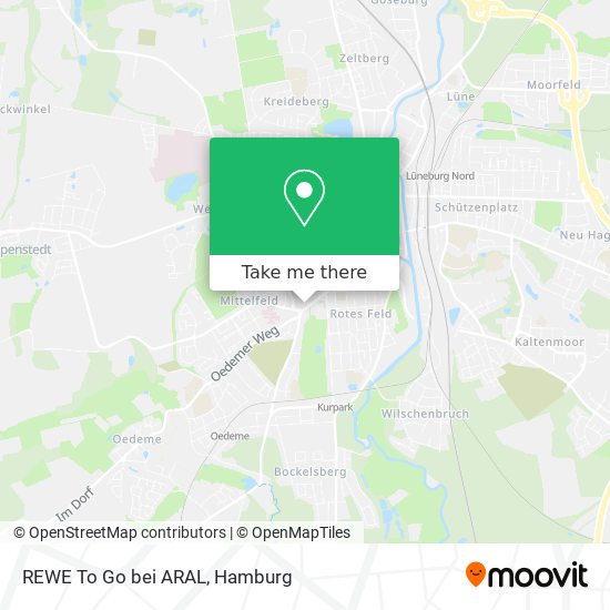 REWE To Go bei ARAL map