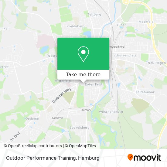 Outdoor Performance Training map