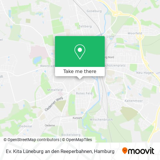 Ev. Kita Lüneburg an den Reeperbahnen map