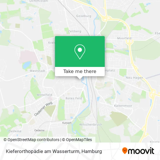 Карта Kieferorthopädie am Wasserturm