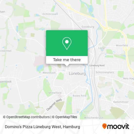 Domino's Pizza Lüneburg West map