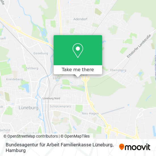 Bundesagentur für Arbeit Familienkasse Lüneburg map