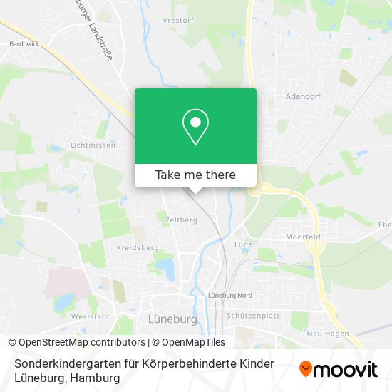 Sonderkindergarten für Körperbehinderte Kinder Lüneburg map