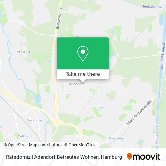 Ratsdomizil Adendorf Betreutes Wohnen map