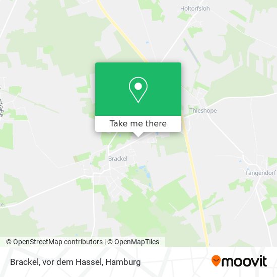 Brackel, vor dem Hassel map