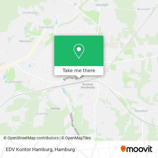 Карта EDV Kontor Hamburg