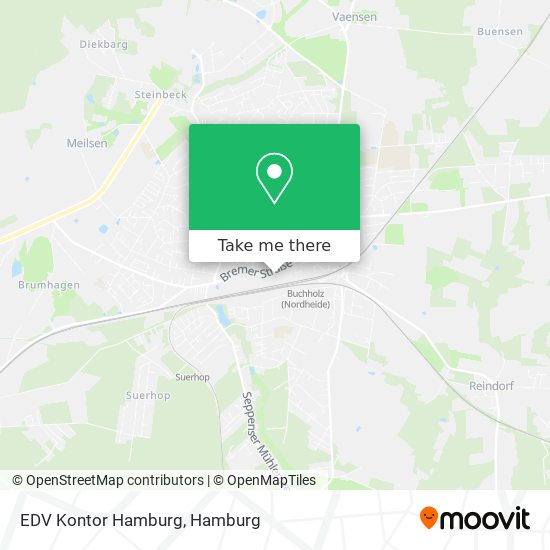 EDV Kontor Hamburg map