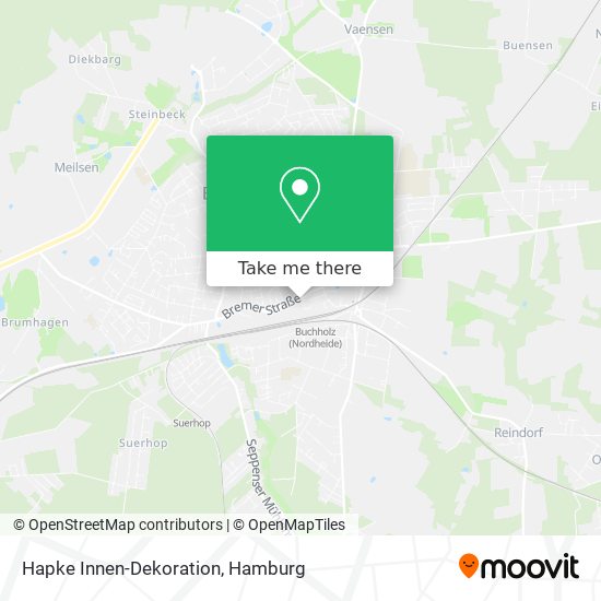 Hapke Innen-Dekoration map