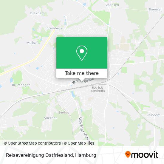 Карта Reisevereinigung Ostfriesland