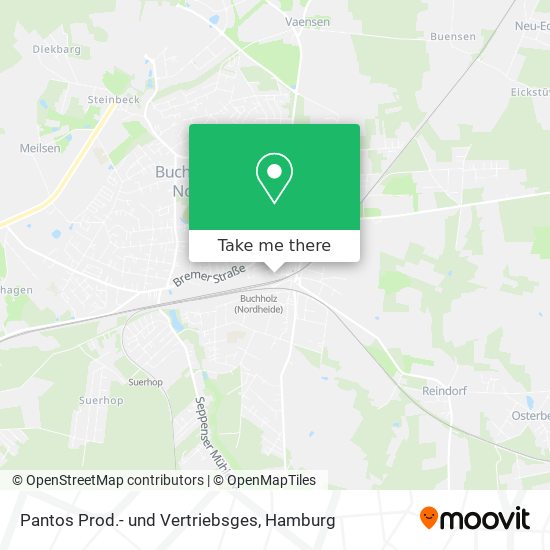 Pantos Prod.- und Vertriebsges map