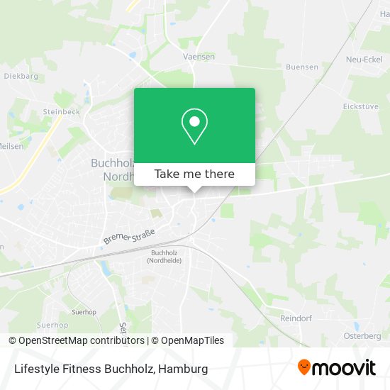 Lifestyle Fitness Buchholz map