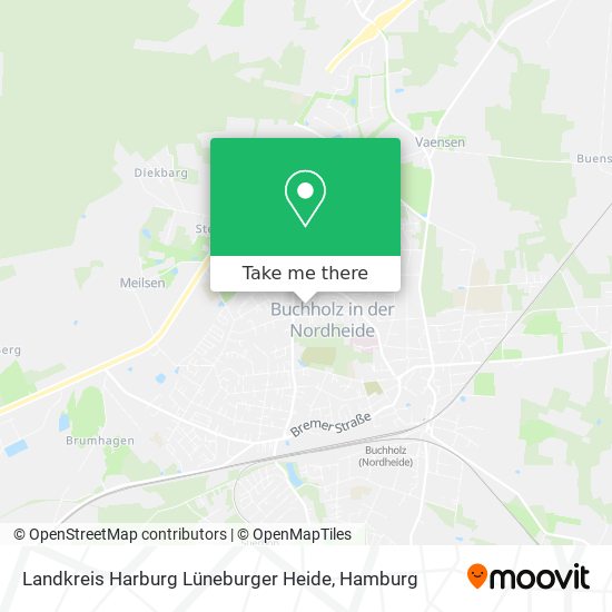 Карта Landkreis Harburg Lüneburger Heide